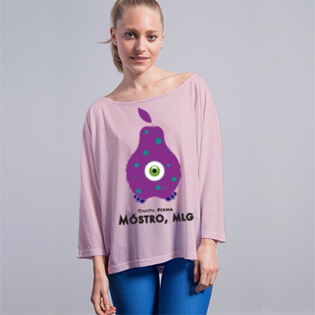 Camiseta divertida mujer Mostro