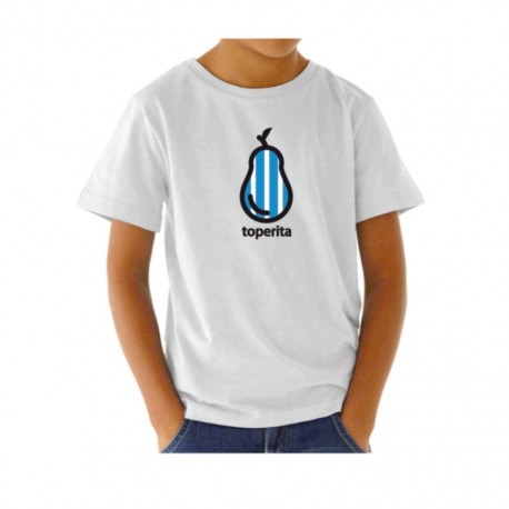 Camiseta malaguista para niño Pera futbolera